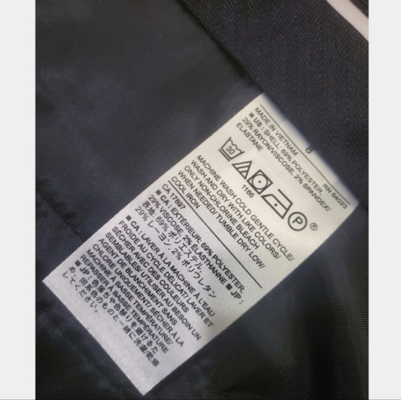 NWOT Banana Republic Windowpane Ryan Professional Straight Slim Trouser Pants - Picture 9 of 9